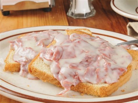 Creamed Chipped Beef on Toast Recipe | CDKitchen.com