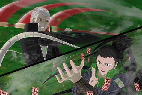 Hidan vs Shikamaru by beckitach on DeviantArt