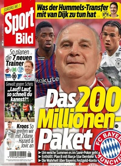 Sport Bild Shop für Abo und epaper - Zeitung bei United Kiosk kaufen