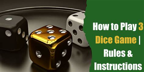 How to Play 3 Dice Game | Rules & Instructions - Bar Games 101