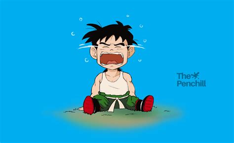 Gohan Crying by ThePenchill on DeviantArt