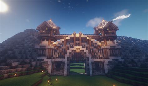 1st time building an entrance gate. How did I do? : r/Minecraft