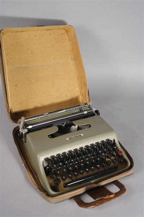 An Olivetti Lettera 22 Typewriter,