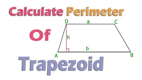 How To Calculate Perimeter of Trapezoid - YouTube