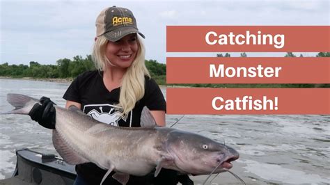 Fishing for Monster Catfish on the Red River - YouTube