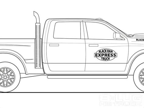 Dodge Cummins Coloring Pages Gallery | Truck coloring pages, Dodge ram ...