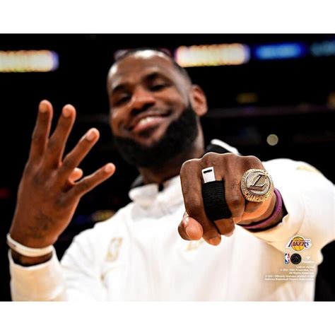 LeBron James Los Angeles Lakers Fanatics Authentic Unsigned Ring ...