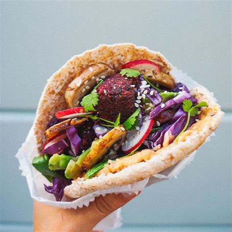 Beetroot & Smoked Paprika Falafel Pita Pockets Recipe | The Feedfeed