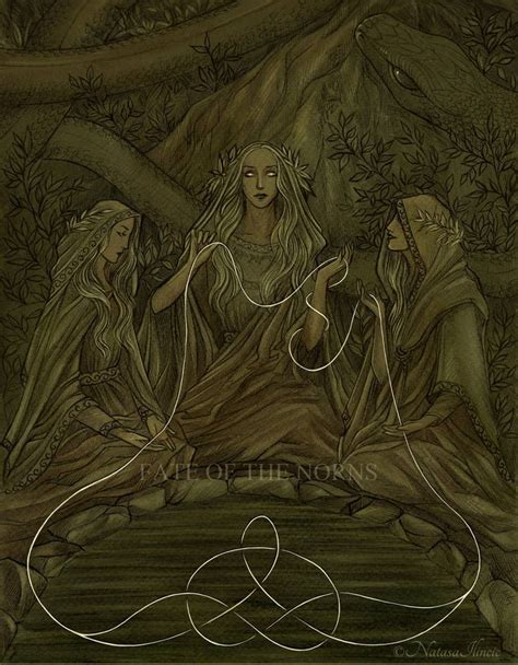 The Norns by NatasaIlincic | Goddess art, Norse mythology, Mythology art