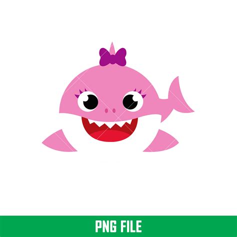 Baby Shark Png, Shark Family Png, Ocean Life Png, Cute Fish | Inspire ...