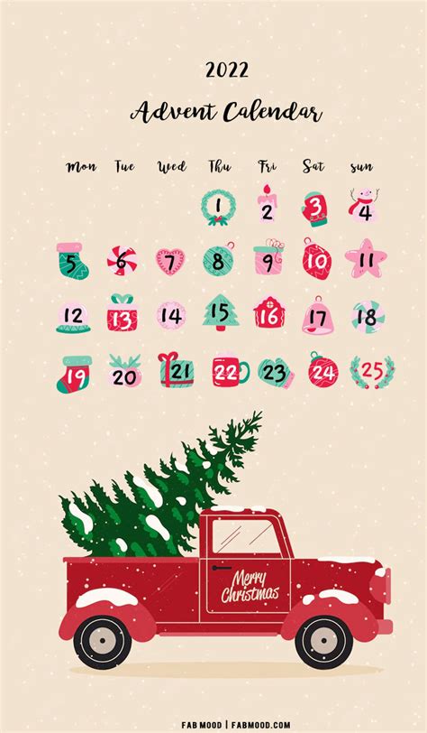 10+ Christmas Calendar Wallpapers : Truck Carries Christmas Tree 1 - Fab Mood | Wedding Color ...