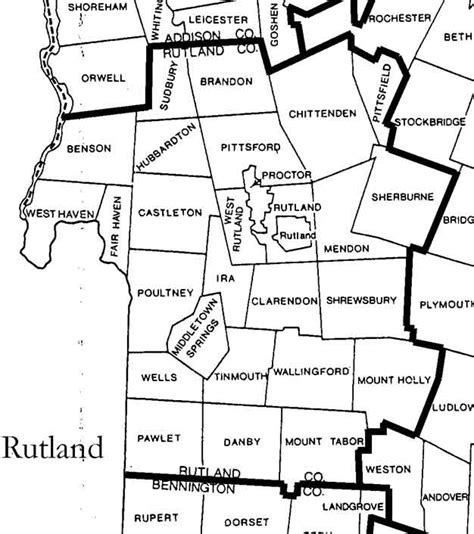 Rutland Vermont Map