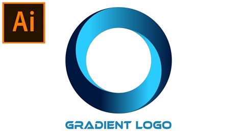 Create a Gradient Logo in Adobe Illustrator Tutorial | 02 - YouTube