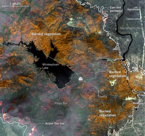 Here’s where the Carr fire destroyed homes in Northern California - Los Angeles Times