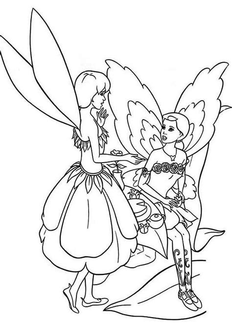 Barbie Fairytopia Coloring Pages Free - Coloring - Coloring Home