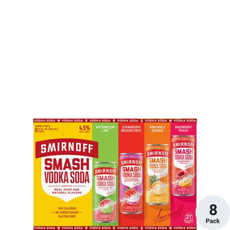 Smirnoff Smash Vodka Soda Variety | Total Wine & More