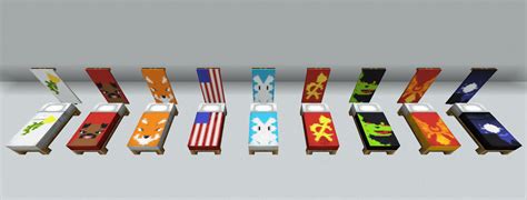 Banners on beds Minecraft Data Pack