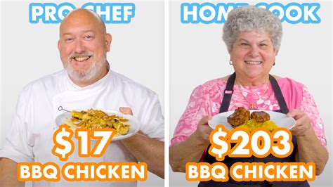 Watch $203 vs $17 BBQ Chicken: Pro Chef & Home Cook Swap Ingredients ...