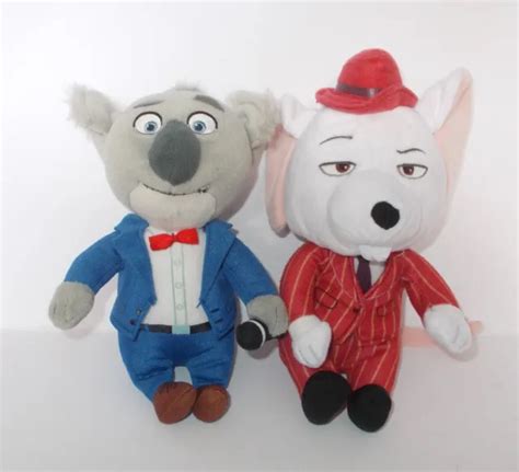 DISNEY SING SOFT Plush Teddy Ty Beanie Babies Buster Moon Koala & Mike Mouse Toy £18.00 ...