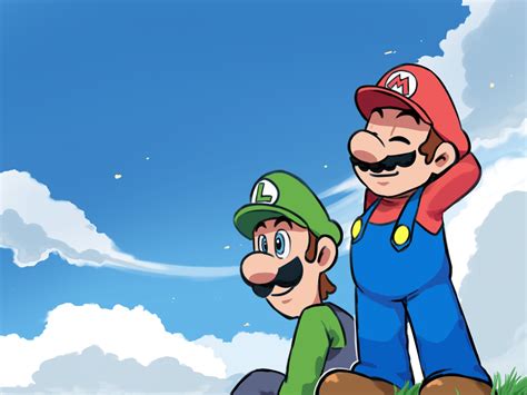 Super Mario Bros. HD, Mario, Luigi, HD Wallpaper | Rare Gallery