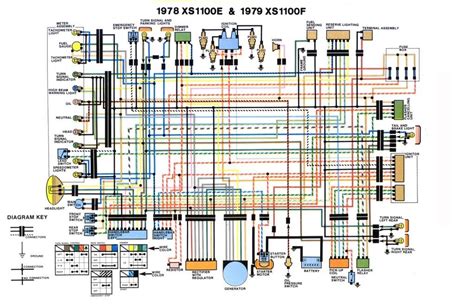 Yamaha XS1100 1978-1979 Wiring Diagram