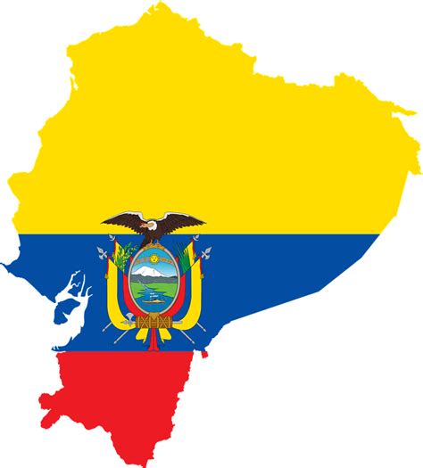 Ecuador Flag Map clipart. Free download transparent .PNG | Creazilla