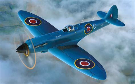 Rolls Royce's own Spitfire PS853 an unarmed high-altitude photo reconnaissance aircraft built at ...