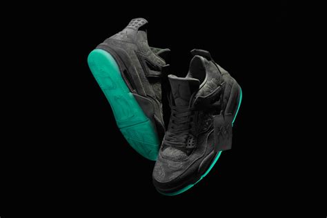 Kaws x Air Jordan 4 And Its Green Glow Sole Arrive This Friday - Air ...