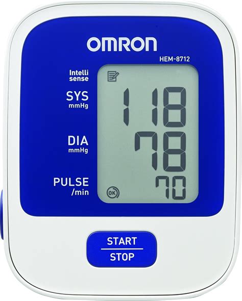 Omron Blood Pressure Monitor - Basic (Model HEM-8712-AP): Amazon.sg: Health & Personal Care