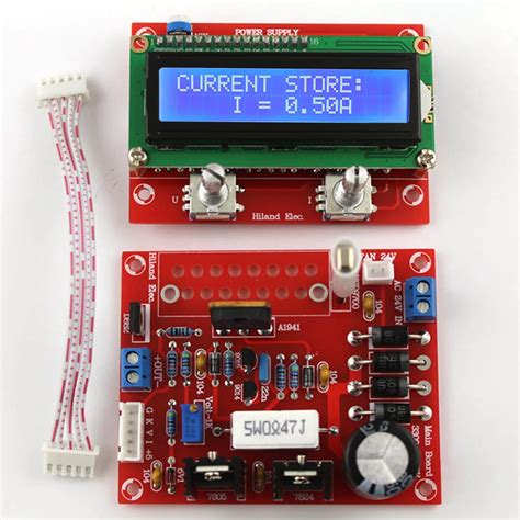 Adjustable DC Regulated Power Supply DIY Kit LCD Display Regulated ...