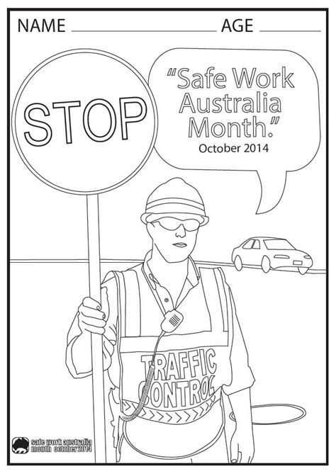 ️Workplace Safety Coloring Pages Free Download| Gmbar.co