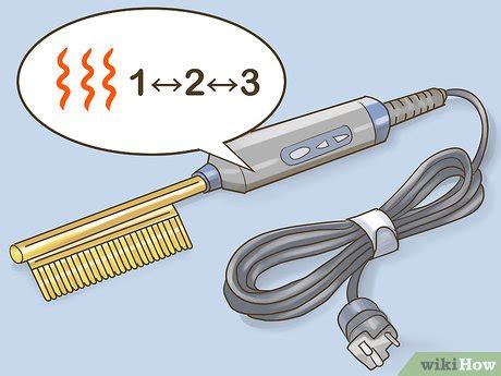 3 Ways to Hot Comb Hair - wikiHow