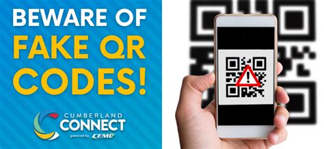 Beware of Fake QR Codes - Cumberland Connect