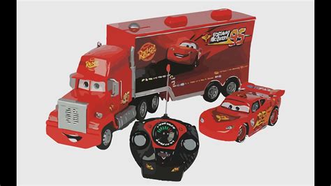 Cars Lightning McQueen And Mack Hauler Truck - 2 RC Disney Pixar Cars - YouTube