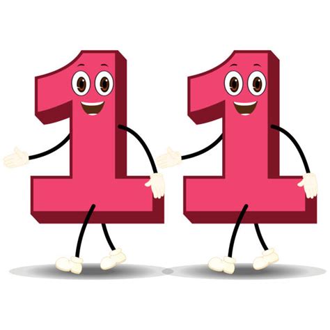 Cartoon Of A Number 11 Illustrations, Royalty-Free Vector Graphics & Clip Art - iStock