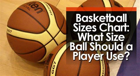 Basketball Sizes Chart: What Size Ball Should a Player Use?