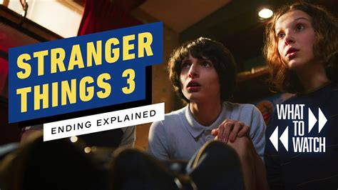 Stranger Things Season 3: Ending Explained - YouTube