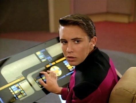 Wesley Crusher (Wil Wheaton) Star Trek: The next generation | Star trek ...