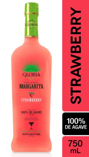 Rancho La Gloria Strawberry Margarita Ready to Drink Cocktail Single ...