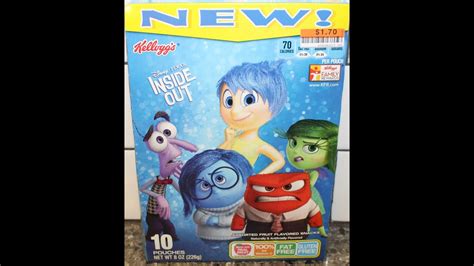 Disney Pixar Inside Out Fruit Flavored Snacks Review - YouTube