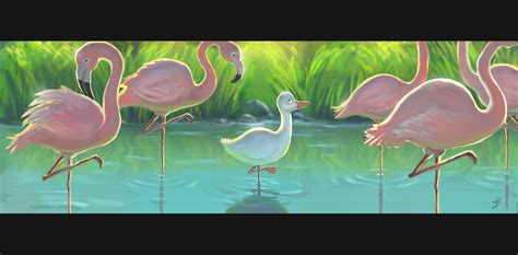 ArtStation - Flamingo Flock