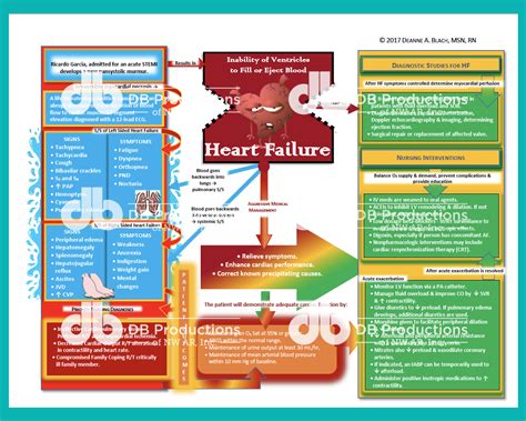 Heart Failure Concept Map | Deanne Blach - DB Productions