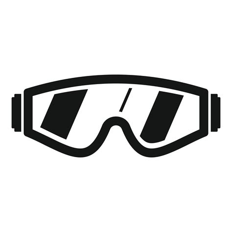 Safety glasses icon, simple style 14498113 Vector Art at Vecteezy