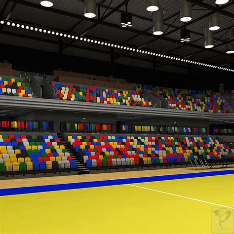 3d Handball Arena Model