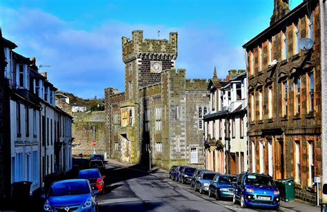 Castle Street, Rothesay. Photo by John Lyle and uploaded by Bute Island Radio. Isle Of Bute ...