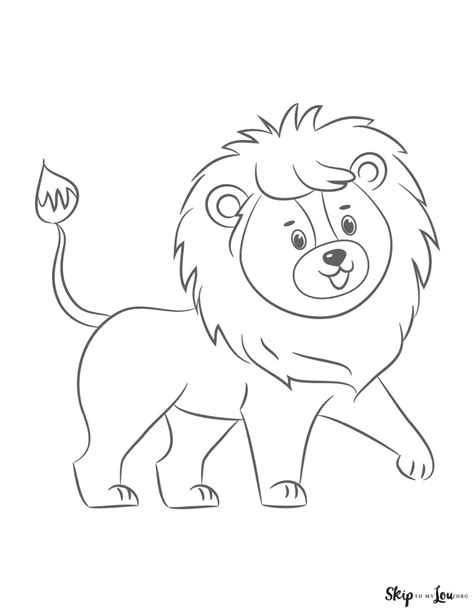 Lion Coloring Pages | Skip To My Lou