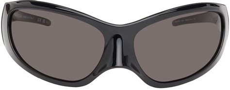 Black Skin XXL Cat Sunglasses by Balenciaga on Sale