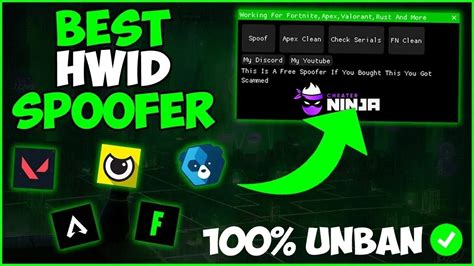 Free Hwid RING-1 Spoofer | New Spoofer & Cleaner for 25+ Games - Cheater.Ninja