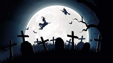 Halloween Cemetery Wallpapers - Wallpaper Cave