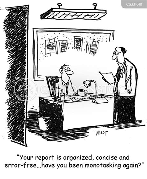 Report Writers Cartoons and Comics - funny pictures from CartoonStock